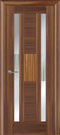 <b>Межкомнатная дверь</b><br>Тектон <b>Орех</b>, Модель 2062 ОР<br>Детали двери изготовлены из переклеенного массива древесины хвойных пород и облицованы натуральным шпоном американского ореха с применением подслоя из МДФ. Филёнка декорирована особым видом мозаики - инкрустацией шпоном клёна.<b>размеры дверей:</b> 60, 70, 80х200см 90x200см 