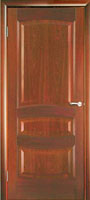 <b>Межкомнатная дверь: Валенсия (африканский орех)</b><br><b>Комплектация:</b> дверное полотно, коробка с уплотнителем, коробка с уплотнителем фигурная, наличник, доборная доска 100, 150, 200 мм, доборная доска фигурная 100, 150, 200 мм, планка накладная, капитель, витраж (вставлен в остекленное дверное полотно).<br>60, 70, 80, 90х200см; <br>