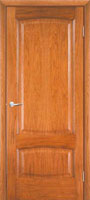 <b>Межкомнатная дверь: Антик (светлый дуб)</b><br><b>Комплектация:</b> дверное полотно, коробка с уплотнителем, коробка с уплотнителем фигурная, наличник, доборная доска 100, 150, 200 мм, доборная доска фигурная 100, 150, 200 мм, планка накладная, капитель, витраж (вставлен в остекленное дверное полотно).<br>60, 70, 80, 90х200см; <br>