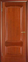 <b>Межкомнатная дверь: Антик (красное дерево)</b><br><b>Комплектация:</b> дверное полотно, коробка с уплотнителем, коробка с уплотнителем фигурная, наличник, доборная доска 100, 150, 200 мм, доборная доска фигурная 100, 150, 200 мм, планка накладная, капитель, витраж (вставлен в остекленное дверное полотно).<br>60, 70, 80, 90х200см; <br>