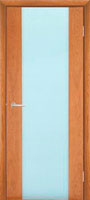 <b>Межкомнатная дверь: Альба3 (красное дерево)</b><br><b>Комплектация:</b> дверное полотно, коробка с уплотнителем, коробка с уплотнителем фигурная, наличник, доборная доска 100, 150, 200 мм, доборная доска фигурная 100, 150, 200 мм, планка накладная, капитель, витраж (вставлен в остекленное дверное полотно).<br>60, 70, 80, 90х200см; <br>