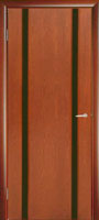 <b>Межкомнатная дверь: Альба1 (светлый дуб)</b><br><b>Комплектация:</b> дверное полотно, коробка с уплотнителем, коробка с уплотнителем фигурная, наличник, доборная доска 100, 150, 200 мм, доборная доска фигурная 100, 150, 200 мм, планка накладная, капитель, витраж (вставлен в остекленное дверное полотно).<br>60, 70, 80, 90х200см; <br>