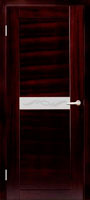 <b>Межкомнатная дверь:  Стелла-н матовое стекло с декором (венге н)</b><br><b>Комплектация:</b> дверное полотно, коробка с уплотнителем, коробка с уплотнителем фигурная, наличник, доборная доска 100, 150, 200 мм, доборная доска фигурная 100, 150, 200 мм, планка накладная, капитель, витраж (вставлен в остекленное дверное полотно).<br>60, 70, 80, 90х200см; <br>